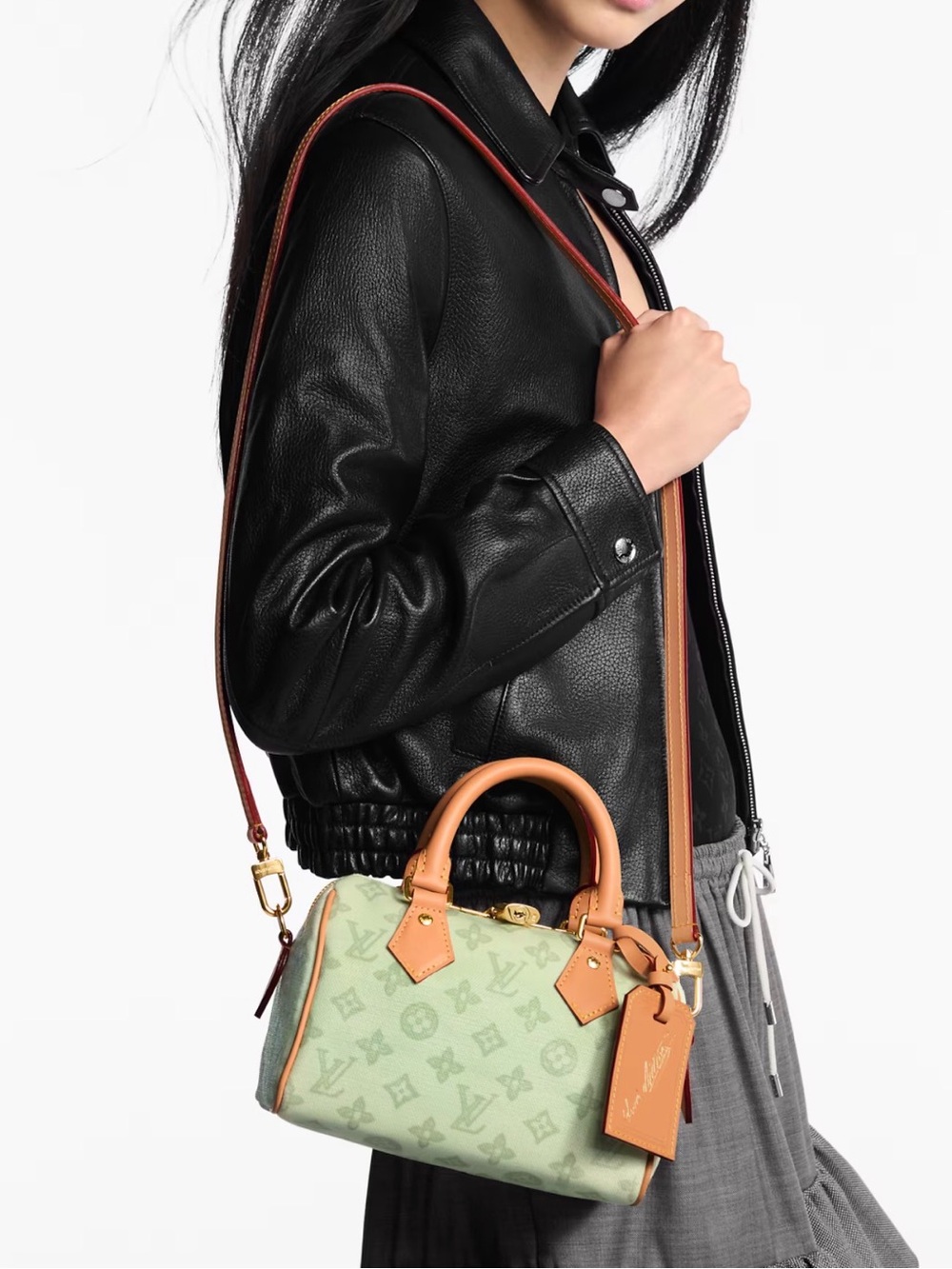LOUIS VUITTON Speedy Bandolière 20 Vert Crossbody bag! 130 year Anniversary